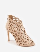 vices Sandale Botine Bej Ajourate cu toc Stiletto Nativria