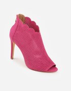 vices Sandale decupate fuchsia cu toc Selithra