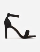 vices Sandale Elegante Negre cu toc Stiletto cu branț din piele Sonadira