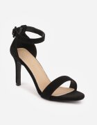vices Sandale Elegante Negre cu toc Stiletto cu branț din piele Sonadira