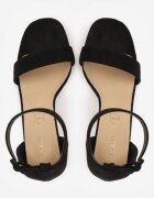 vices Sandale Elegante Negre cu toc Stiletto cu branț din piele Sonadira