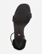 vices Sandale Elegante Negre cu toc Stiletto cu branț din piele Sonadira