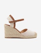 vices Sandale espadrile bej pe pană împletită Amotta