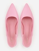 vices Sandale fuchsia Slingback pe toc decorate cu perforații Telanisia
