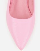 vices Sandale fuchsia Slingback pe toc decorate cu perforații Telanisia