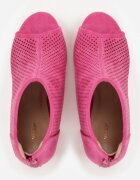vices Sandale Fucsia din Piele ecologică întoarsă cu Toc Decorate cu Decupaje perforate Jeliri