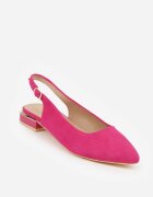 vices Sandale Fucsia Slingback cu Aplicație Metalică la Toc Ediriella