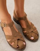 vices Sandale în stil retro cu barete împletite Haidanassa Verzi
