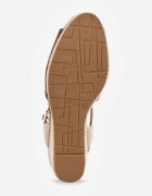 vices Sandale Maro pe platformă împletite stil Boho Corolea
