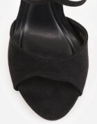 vices Sandale Negre cu toc cui cu barete decorative Saroine