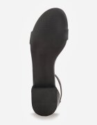 vices Sandałe Negre cu toc jos cu baretă cu închidere Froana