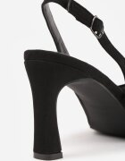 vices Sandale Negre cu toc stiletto cu baretă la călcâi Nitavia