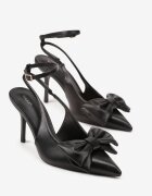 vices Sandale Negre cu toc Stiletto Fără călcâi cu fundă Tilosella