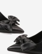 vices Sandale Negre cu toc Stiletto Fără călcâi cu fundă Tilosella