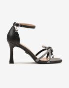 vices Sandale Negre Decorate cu Zirconii Eralirea