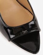vices Sandale Negre Lăcuite stiletto cu decupaje Lagurinia