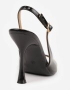 vices Sandale Negre Lăcuite stiletto cu decupaje Lagurinia