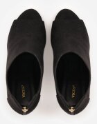 vices Sandale Negre Perforate cu Toc Stiletto Selianna