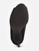 vices Sandale Negre Perforate cu Toc Stiletto Selianna