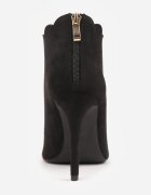 vices Sandale Negre Perforate cu Toc Stiletto Selianna