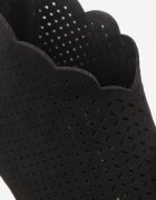 vices Sandale Negre Perforate cu Toc Stiletto Selianna