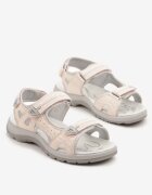 vices Sandale Roz cu Model Geometric Elliovelle