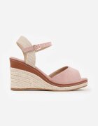 vices Sandale Roz cu platformă împletite stil Boho Corolea