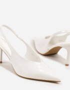 vices Sandale tip Pantofi stiletto Albe cu Toc Stilet cu Vârf Ascuțit Tillasia