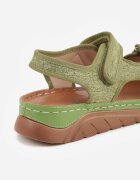 vices Sandale Verzi cu Partea Superioară din Tweed Saramine