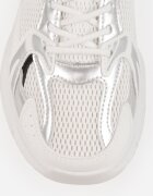 vices Sneakers Alb-Argintii cu Talpă Groasă cu Imprimeuri Nativine
