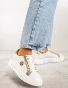 vices Sneakers Alb cu auriu