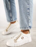 vices Sneakers Alb cu auriu