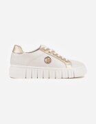 vices Sneakers Alb cu auriu