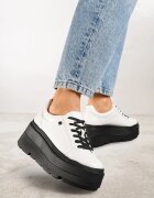 vices Sneakers Alb cu negru