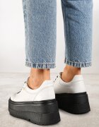 vices Sneakers Alb cu negru