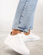 vices Sneakers Albi Cu șireturi Finos