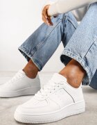 vices Sneakers Albi Cu șireturi Finos