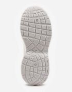 vices Sneakers Albi cu Talpă Groasă Reliefată cu Perforație Elanatia