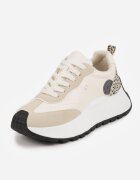 vices Sneakers Bej pe Talpă Groasă cu Model Leopard și Aplicație Selarisa