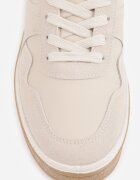 vices Sneakers Clasic cu inserții cu textură de nubuc Kalianna Bej închis