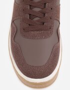 vices Sneakers Clasic cu inserții cu textură de nubuc Kalianna Maro