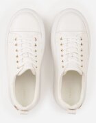 vices Sneakers cu talpă groasă cu inscripția Zelka Albi