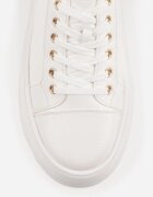 vices Sneakers cu talpă groasă cu inscripția Zelka Albi