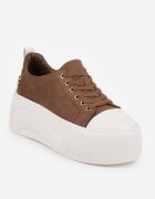 vices Sneakers cu talpă groasă cu inscripția Zelka Bej închis