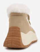 vices Sneakers Ghete de zăpadă Bej cu Talpă Groasă cu Închidere cu Velcro și Blană Nelisella