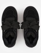 vices Sneakers Negre în Stil Ghete de zăpadă pe Platformă cu Blană Decorativă Nalirea