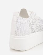 vices Sneakerși Albi cu Talpă Groasă și Față Ajurată Ardisov