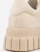 vices Sneakerși bej pe talpă groasă cu aplicație geometrică Leanae