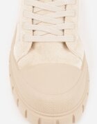 vices Sneakerși bej pe talpă groasă cu aplicație geometrică Leanae