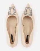 vices Stiletto bej cu strasuri ornamentale Labrinae
